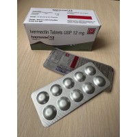 Івермектин таблетки для людей - 10 шт. оригінал Індія. Ivermectin 12 Mg Tablet USP антипаразитарный препарат.